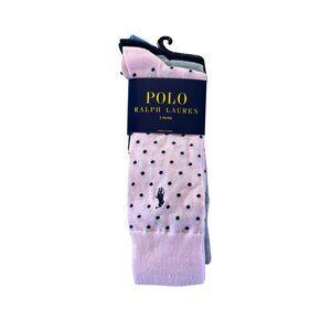 Polo Ralph Lauren Socks Mens 3 Pairs Sock 10-13 Shoe Size 6-12 1/2
